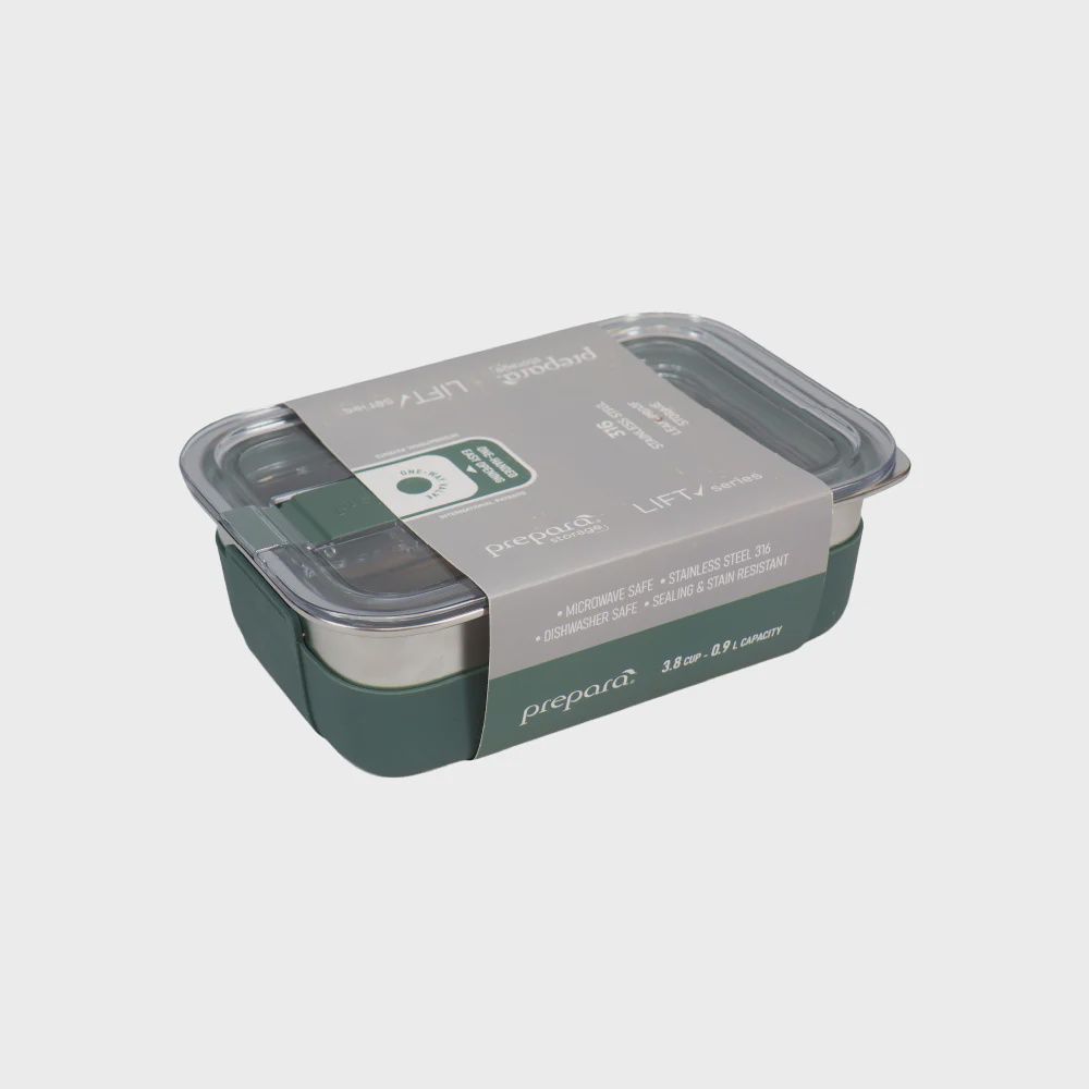 LIFT Stainless Container - 0.9L, Colour: Olive