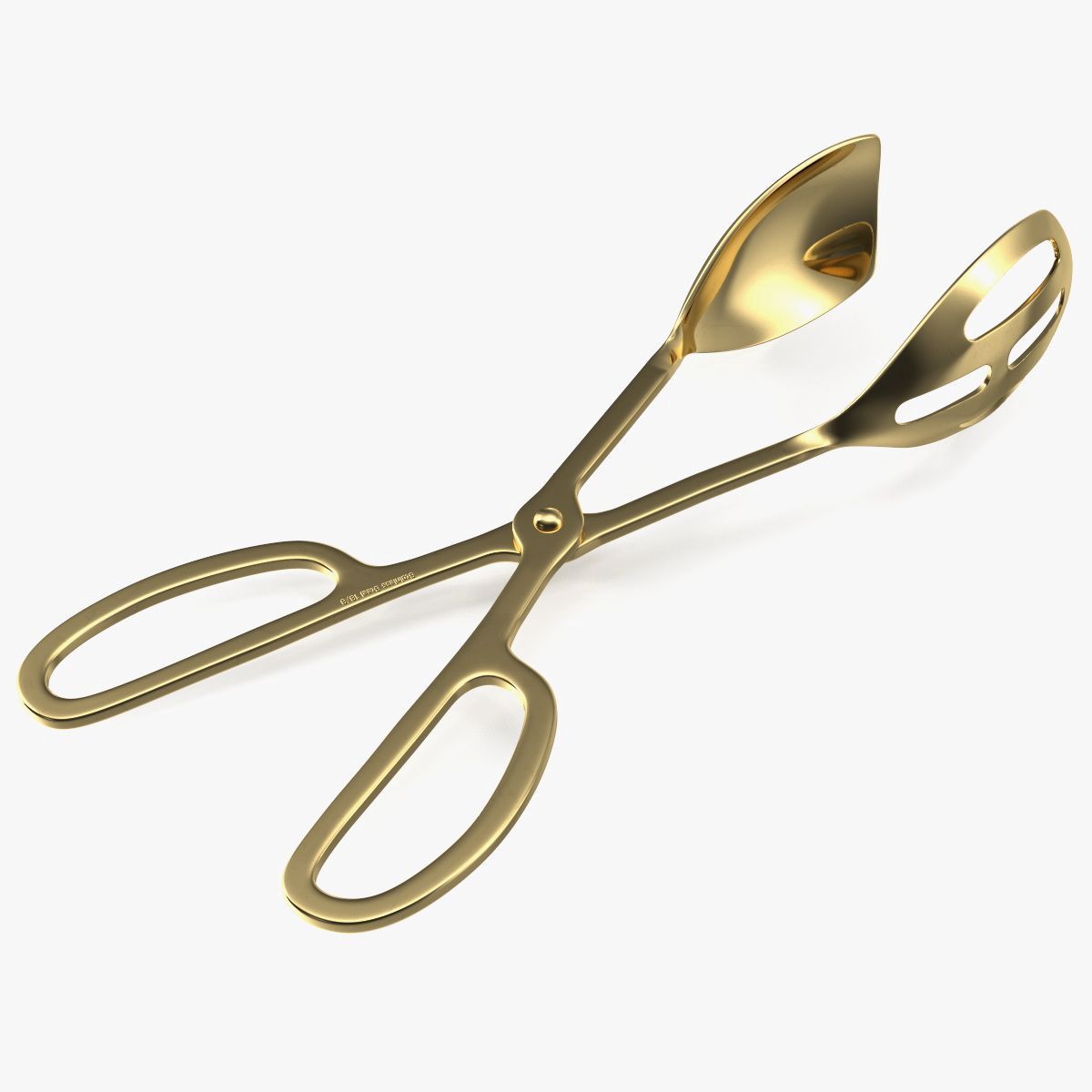 Cooktool Stainless Steel Buffet Scissor Food Tong/Salad Server - Gold