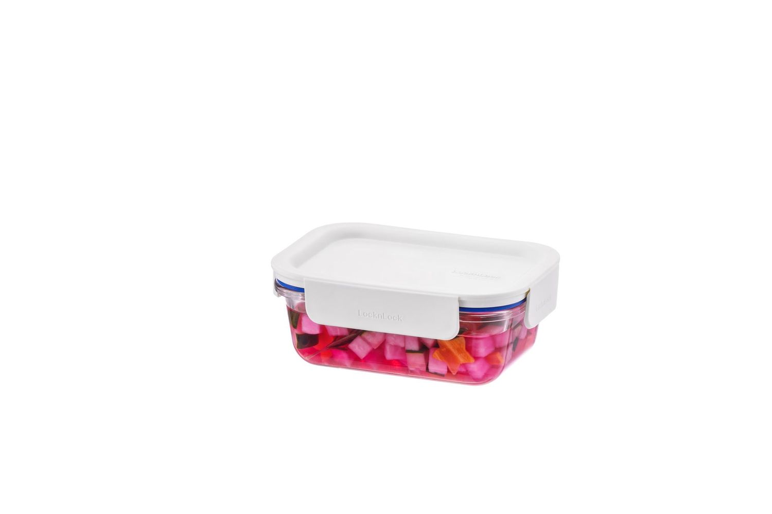Clear Glass White Rectangular Container, Size: 160ml