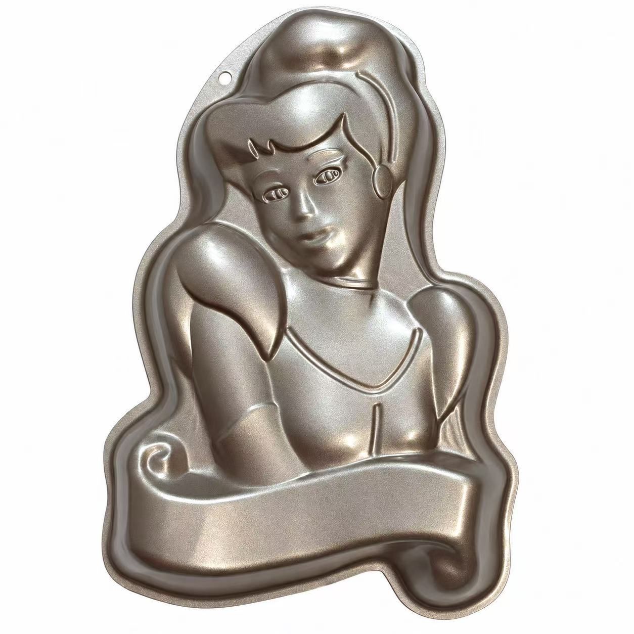 Commercial Baking Tin Non-Stick Coated Aluminum Alloy Cartoon Shapes, Design: Princess/382mm X 248mm X 54mm