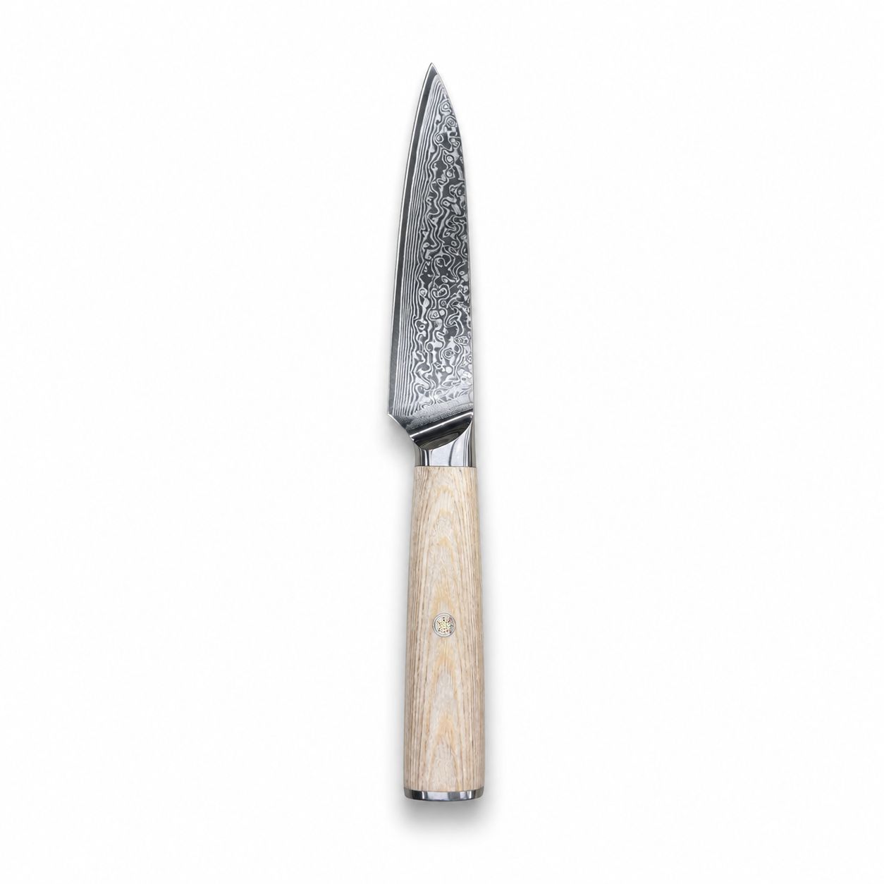 YURI Japanese Damascus Steel 5-Inch Utility Knife, 13cm