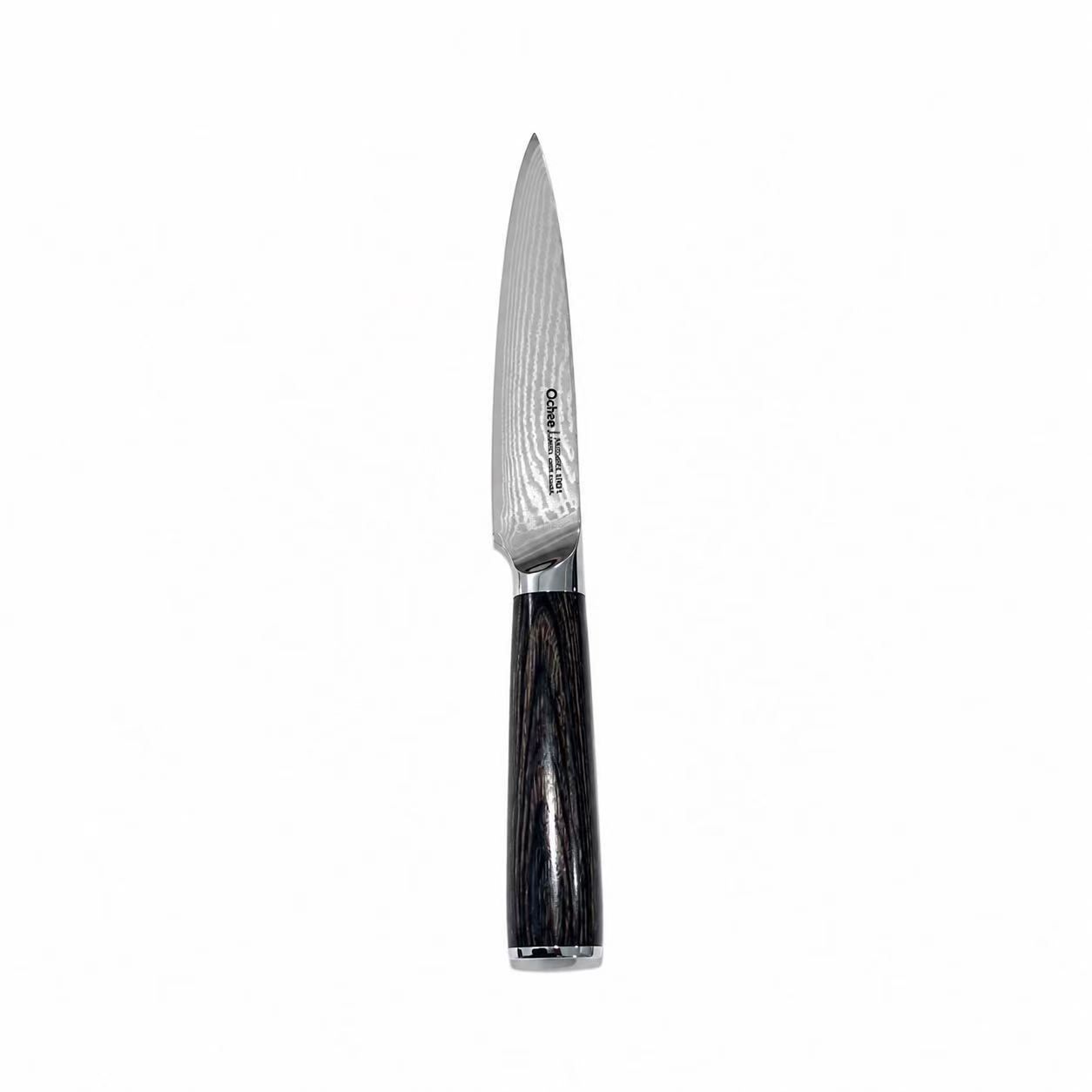 Mori Japanese Damascus 67-Layer Utility Knife 5 Inch / 13 cm