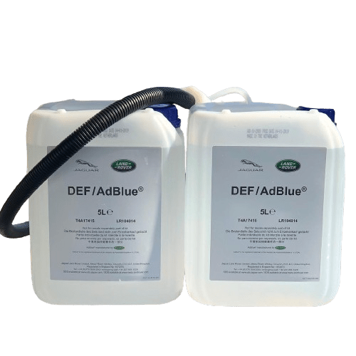 Set 2 bidoane aditiv filtru particule adblue Original Land Rover, furtun inclus 2x5L