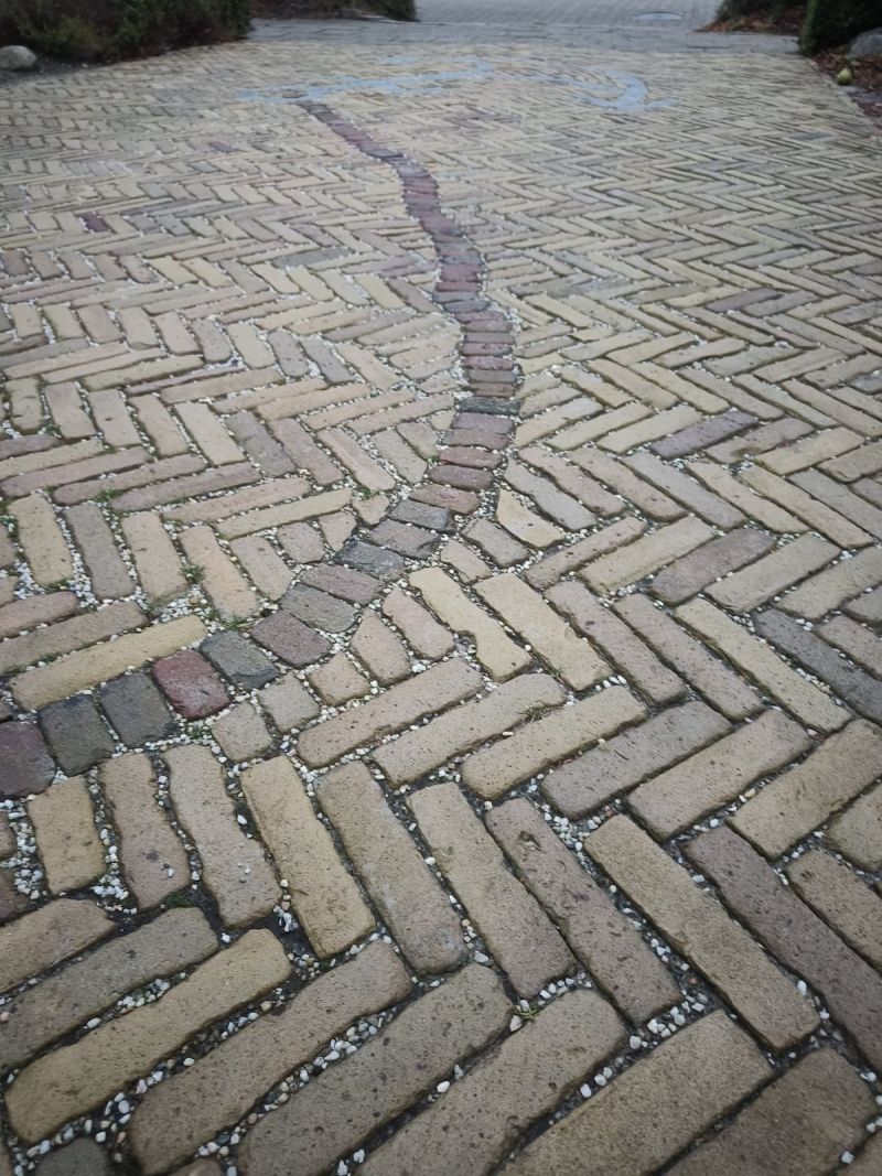 Oude waaltjes Brons op Pallets