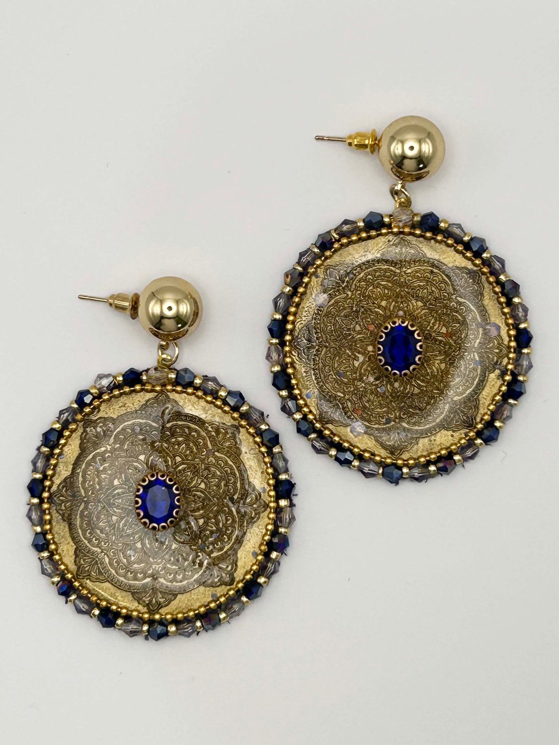 Talia gold blue