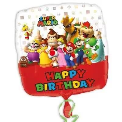 Super Mario Folienballon &quot;Happy Birthday&quot;