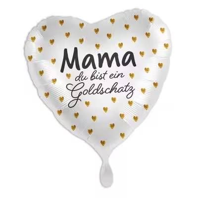 &quot;Mama Goldschatz&quot;, Herzförmiger Heliumballon