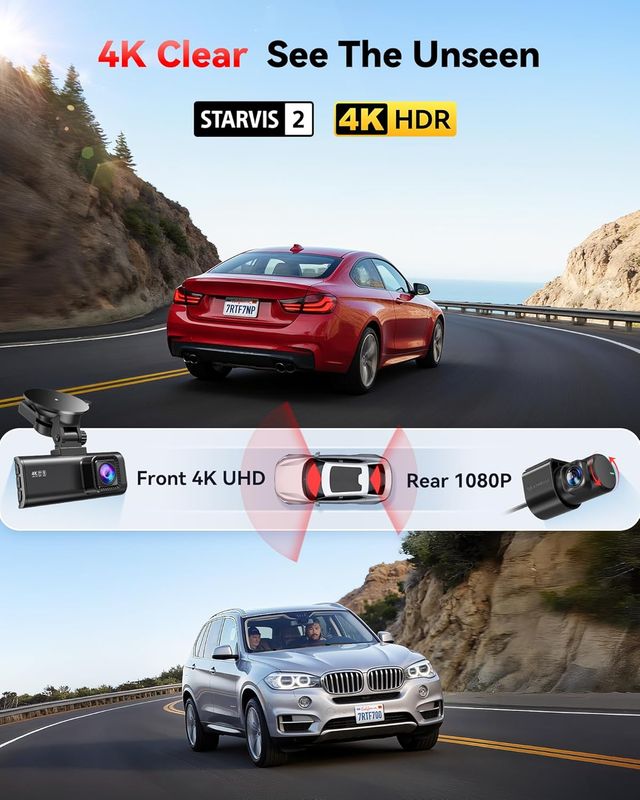 REDTIGER F7NP 4K+1080P: 128GB