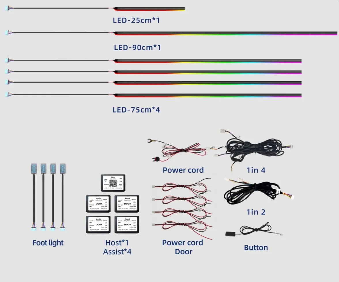 YODHA 10PC Ambient Lightning Kit