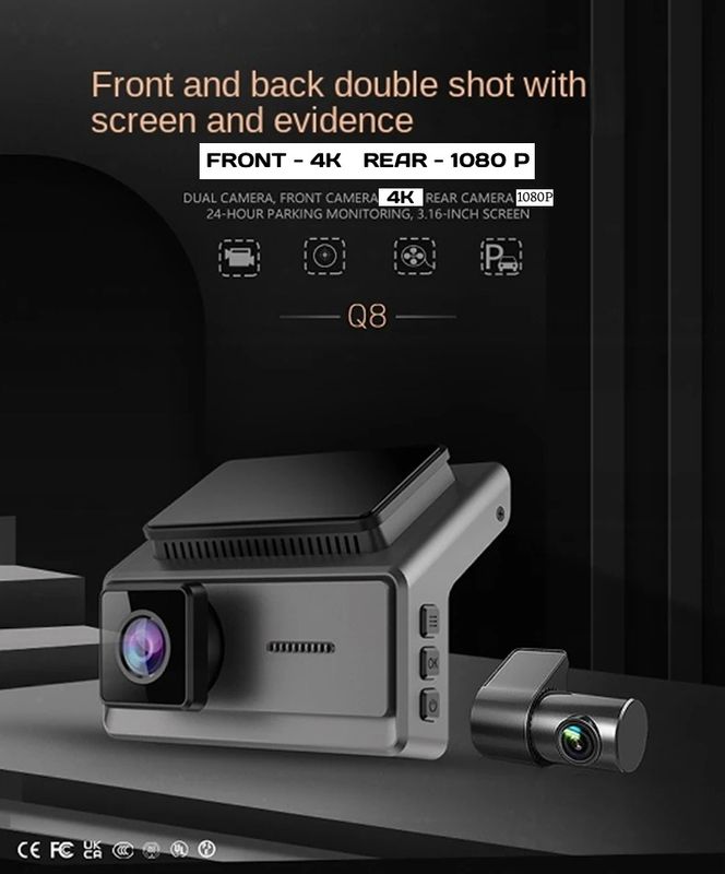 YODHA S2 4K+1080P :64GB