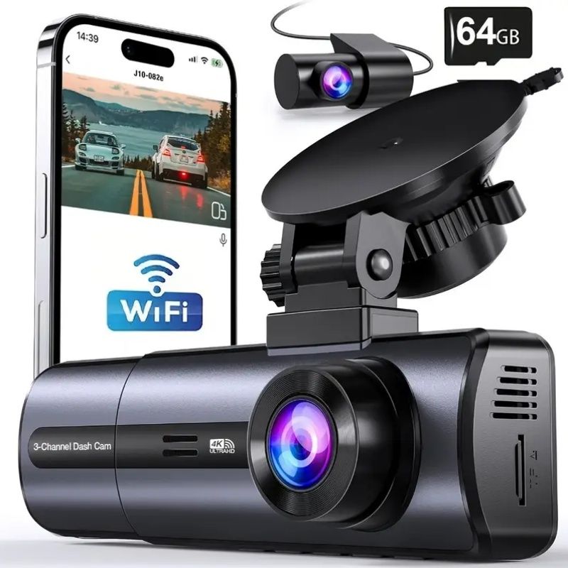 YODHA X3M 4K+1080P+1080P: 64GB Installation