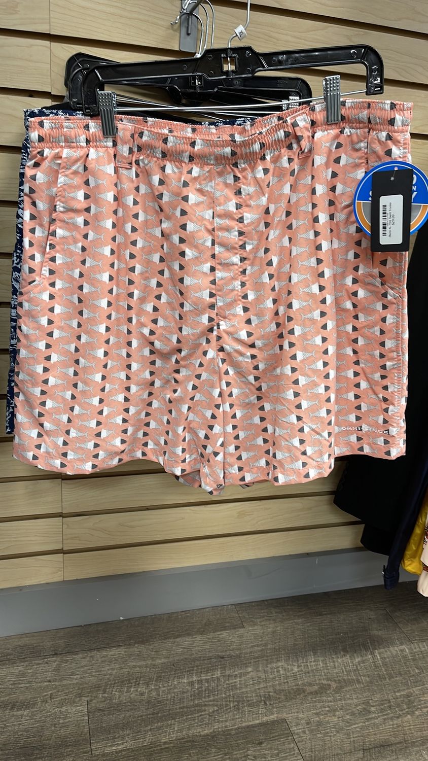 Mens XL Pink Swim Trunks