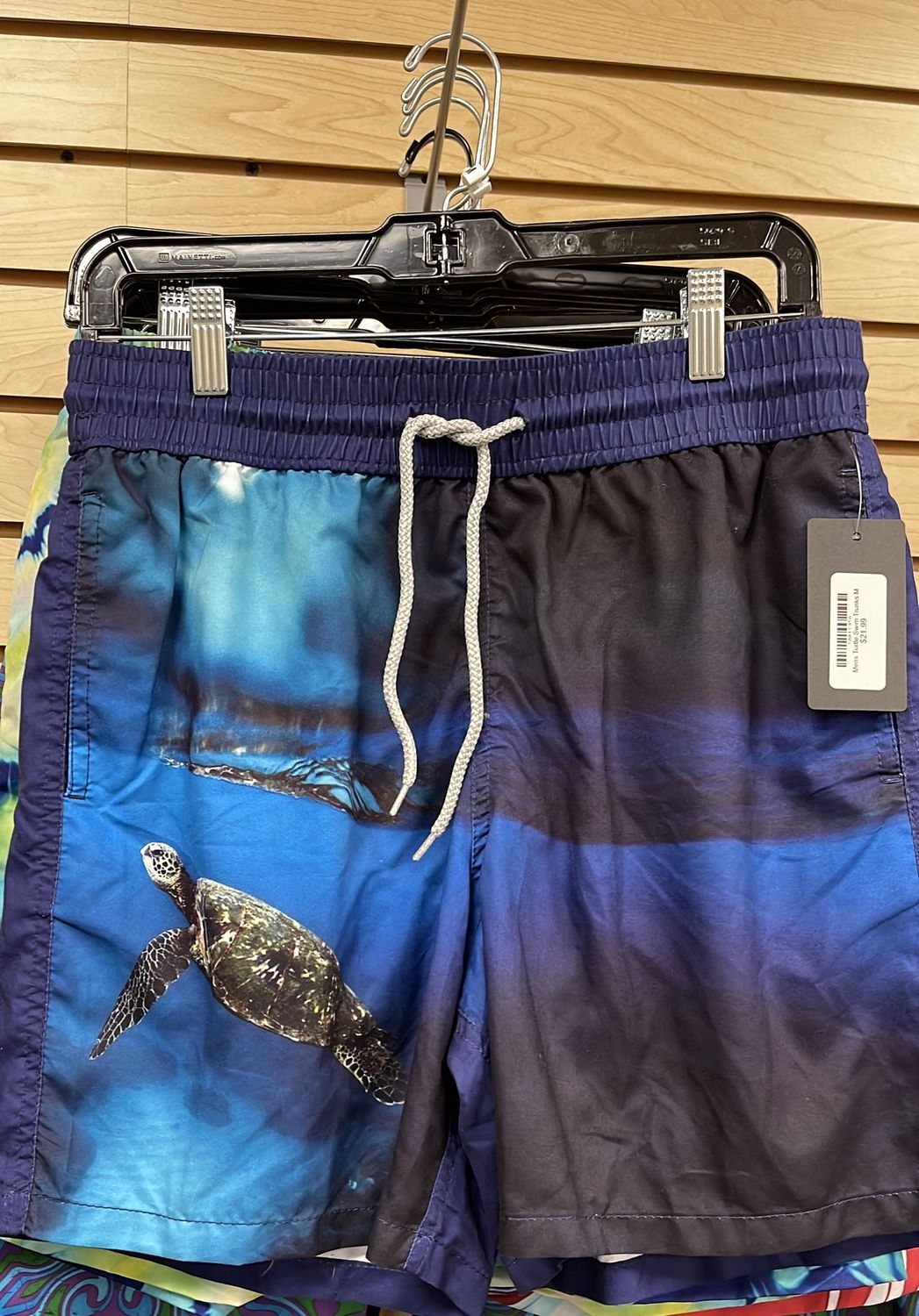Mens Turtle Swim Trunks M