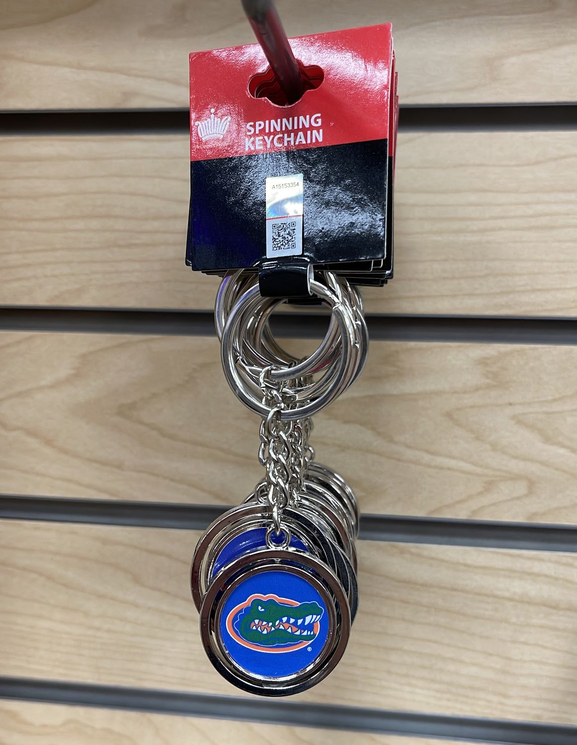 Gator Logo Spinner Keychain