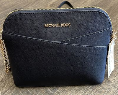 MK Md Dome Cross Body Black
