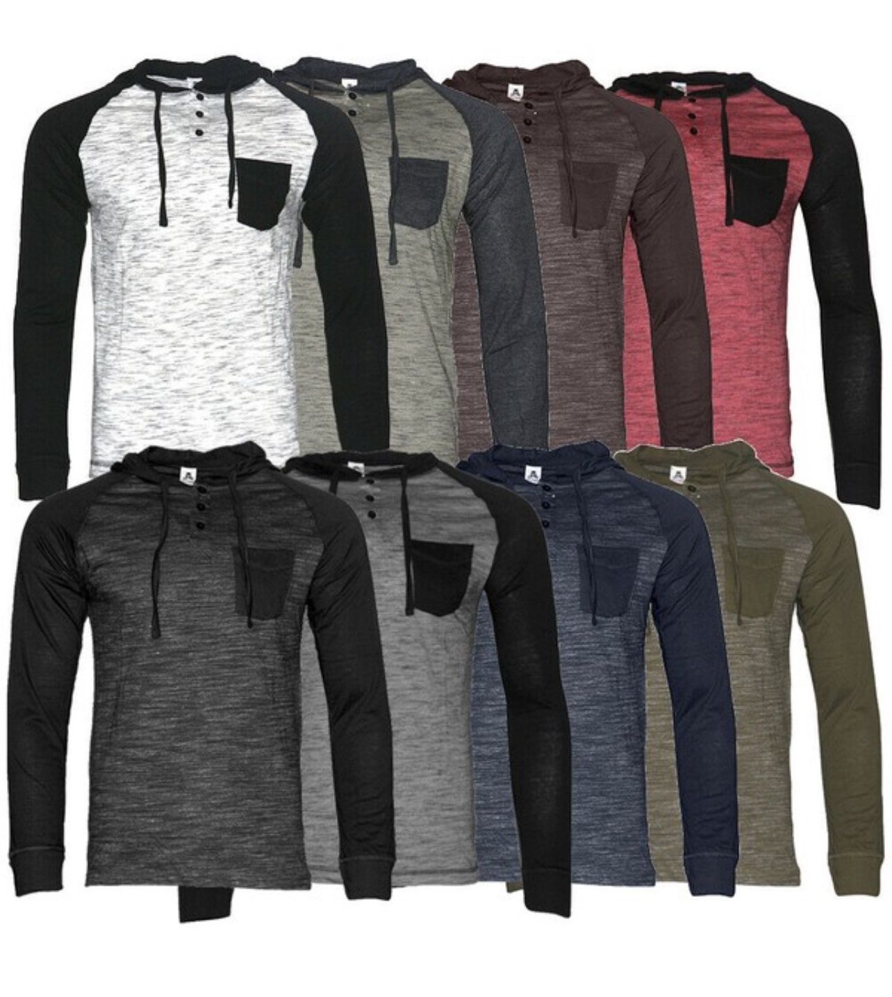 Stylo Hoodie w/ Pocket Asst Colors