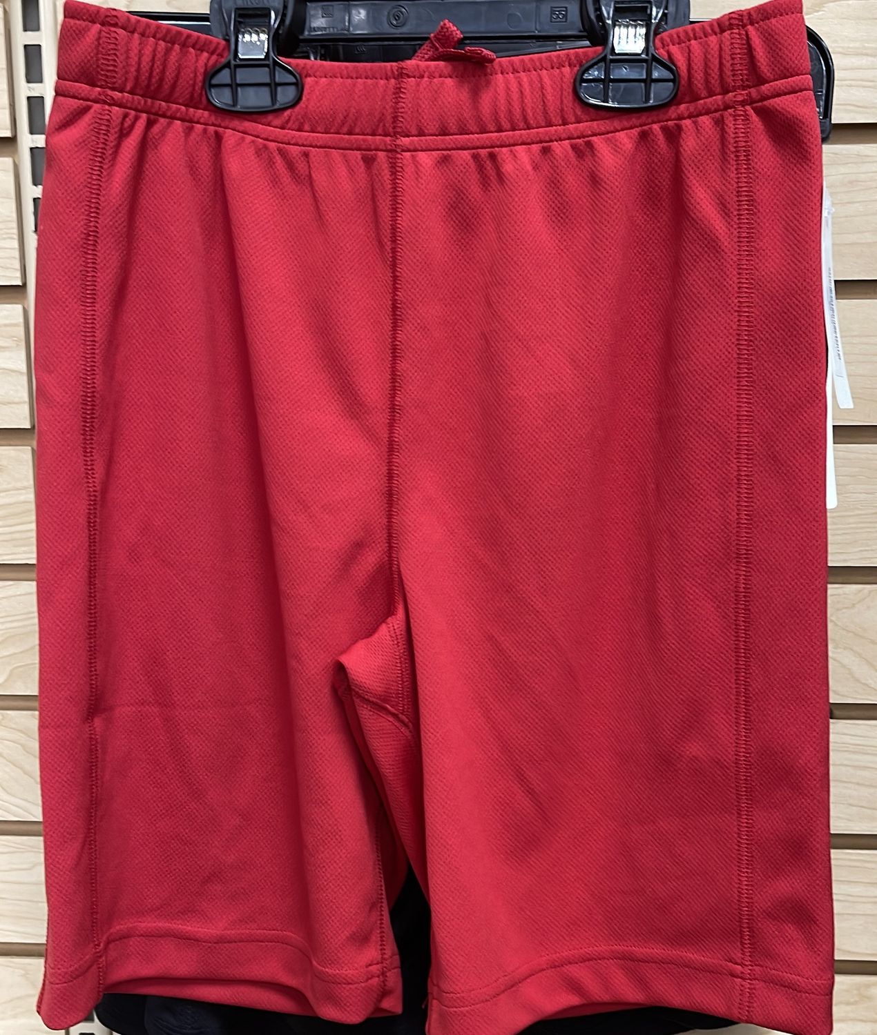 Boys Athletic Shorts Red Sz LG