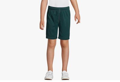 Boys Athletic Shorts Green Sz SM