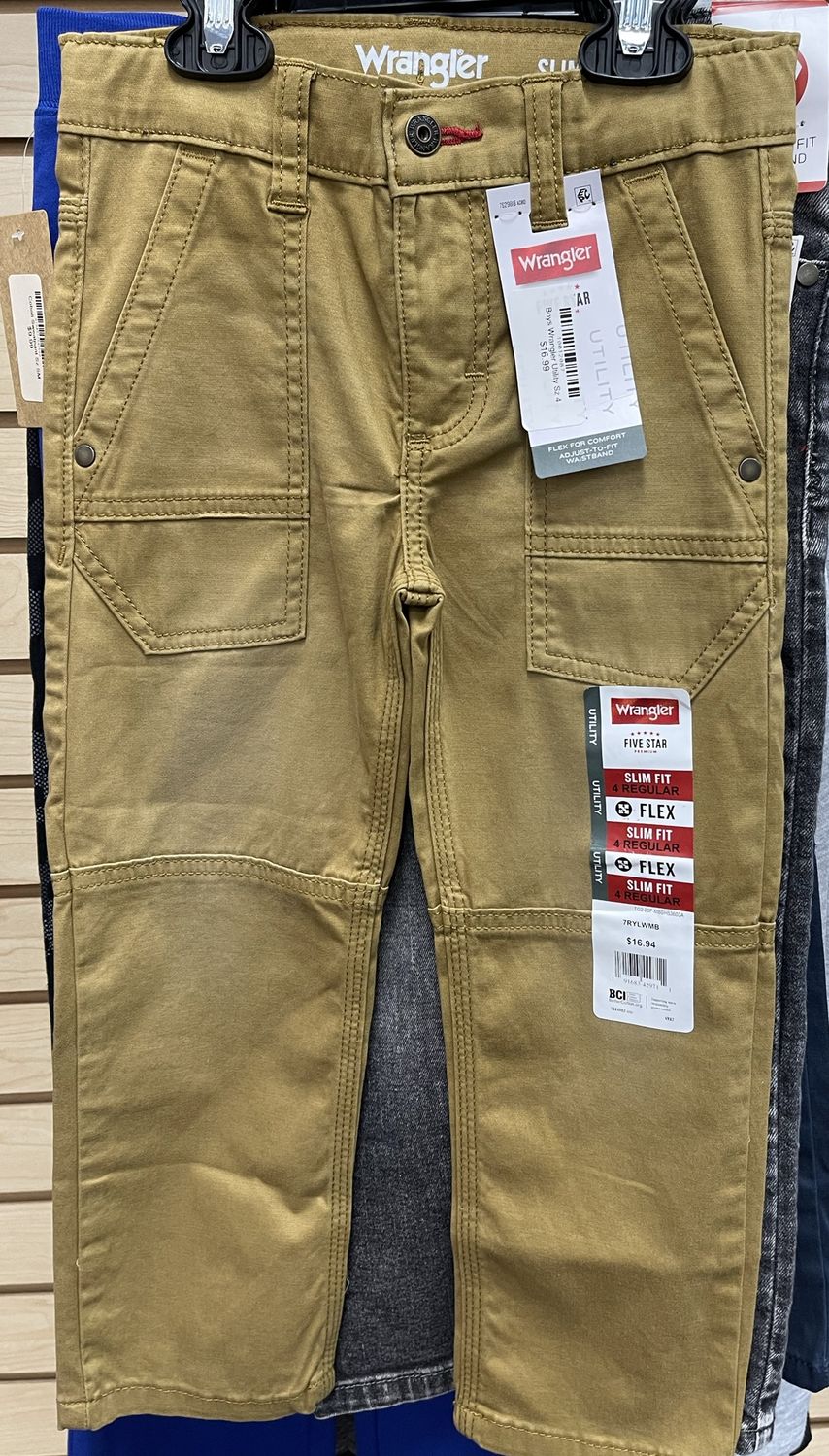 Boys Wrangler Utility Sz 4 Slim Fit