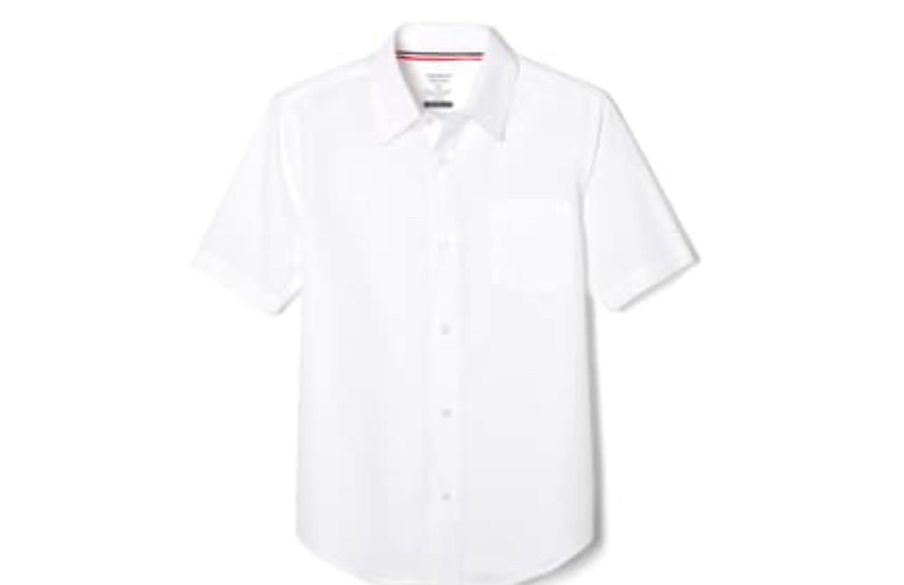 Boys SS BU Uniform Shirt White Sz 14H