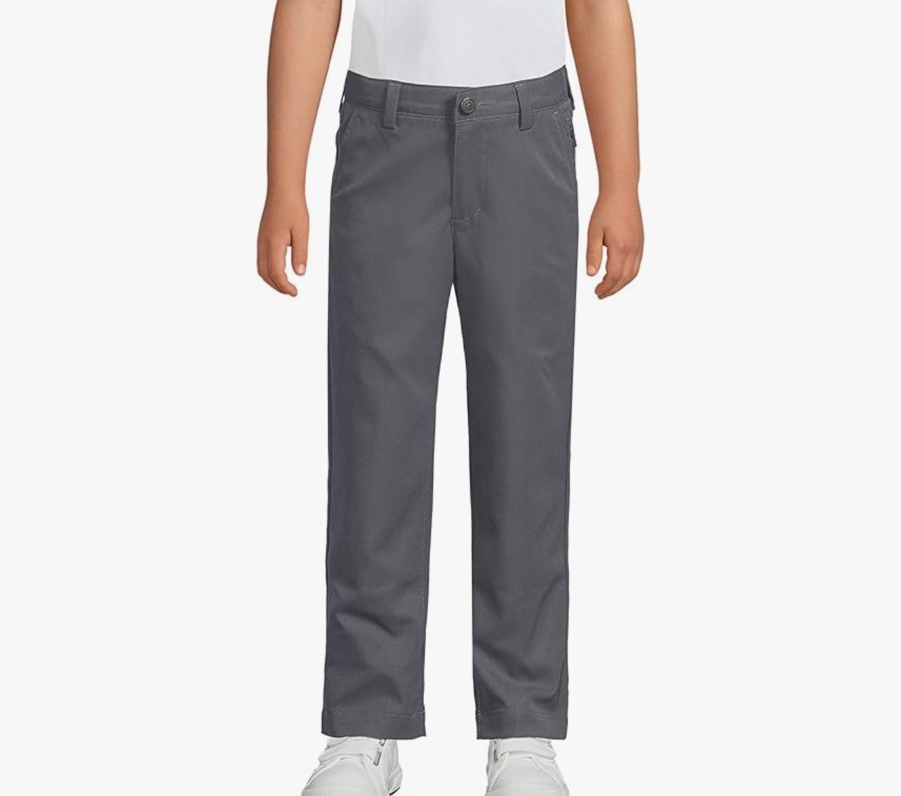 Boys Gray Chino Pant Sz 8