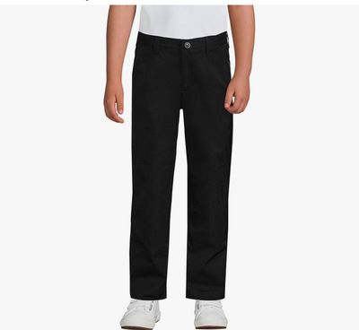 Boys Black Chino Pant Sz 20H