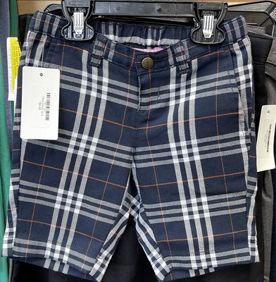 Girls Plaid Uniform Shorts Sz 4