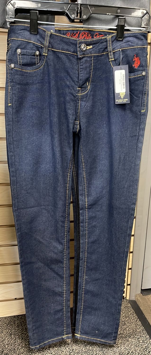Girls USPA Jeans w/Red Sz 14