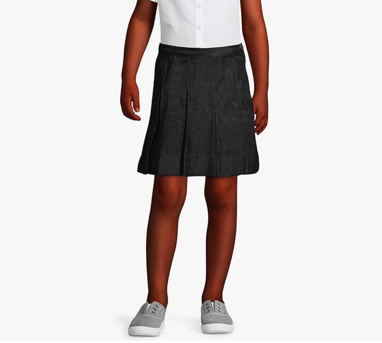 Girls Black Uniform Skirt Sz 7