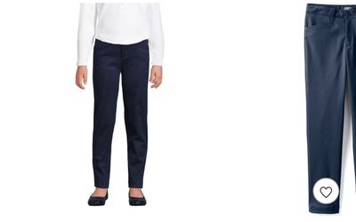 Girls Classic Navy Uniform Chino Sz 7