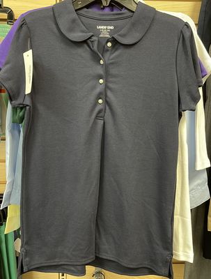 Girls Uniform Shirt Navy Sz LG