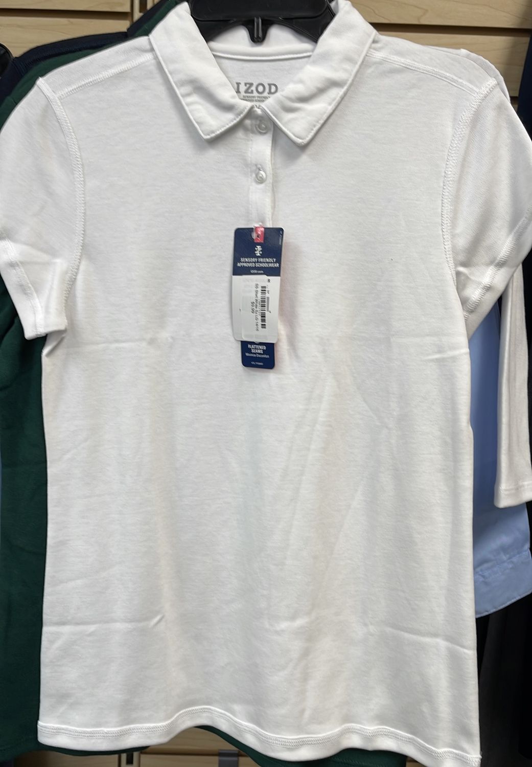 Girls SS Uniform Shirt White Sz LG 14/16