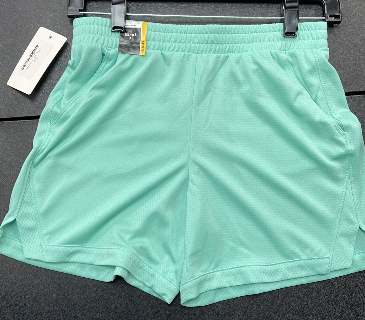 Girls Shorts Green Sz LG