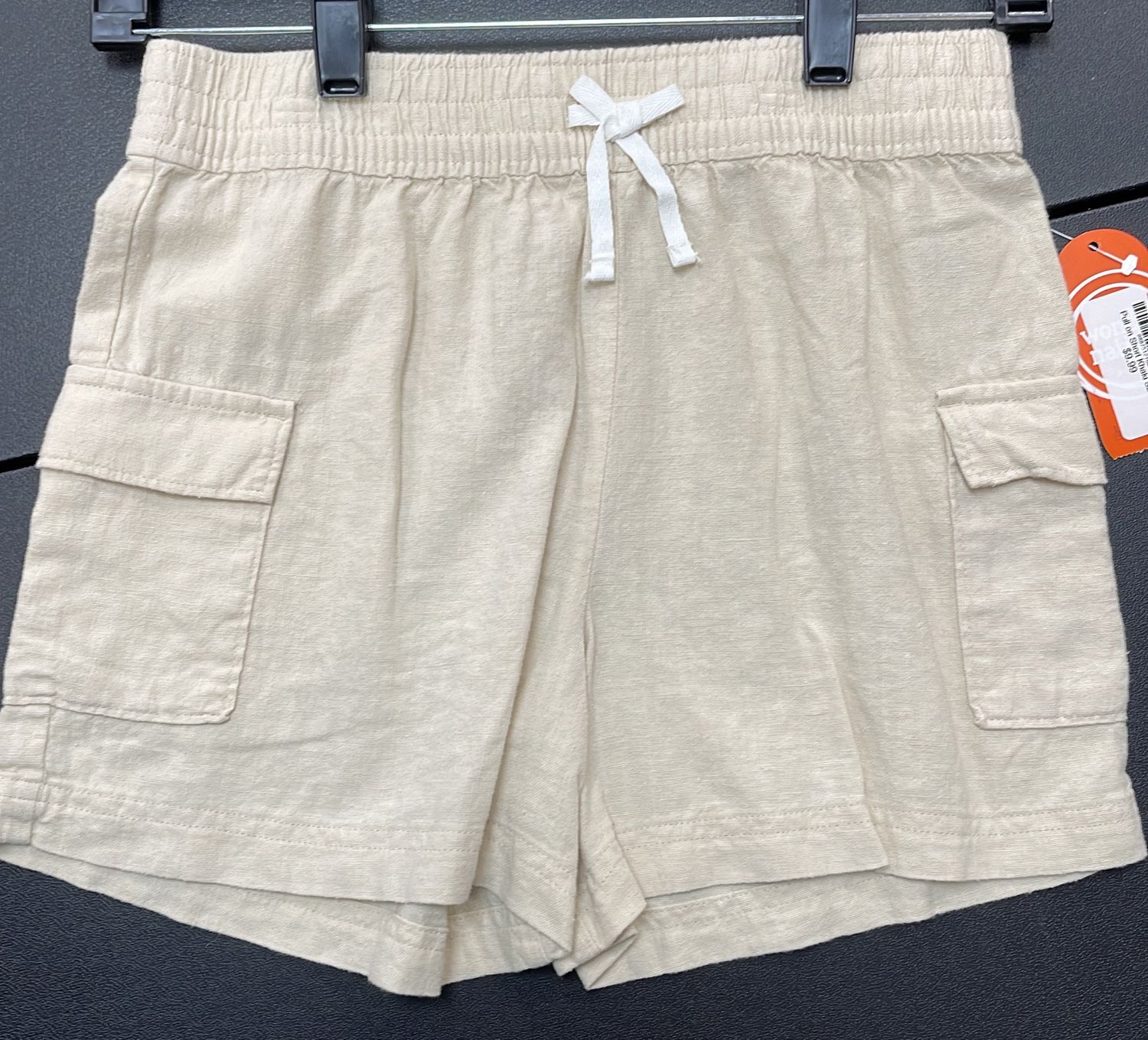 Girls Pull on Short Khaki Sz LG