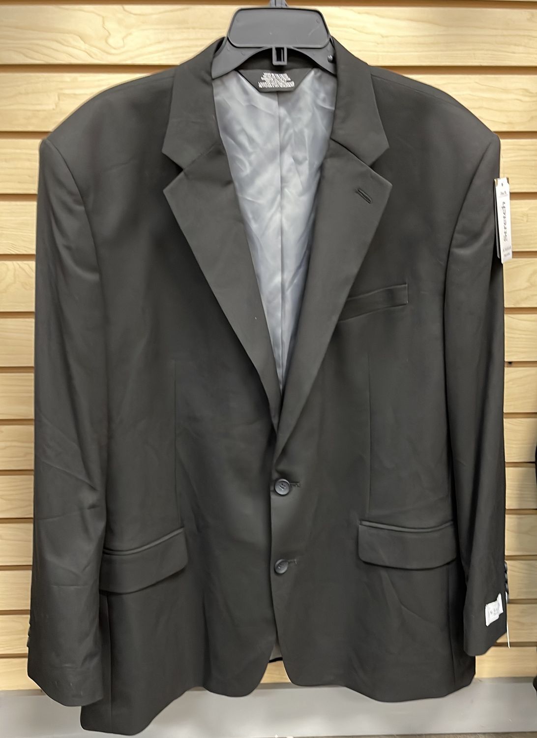 JMH MNS Black Suit Jacket 50R