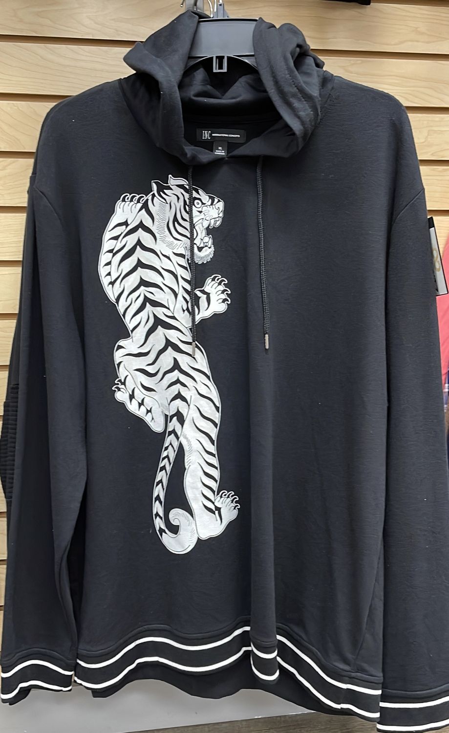INC MNS Black Hoodie XL