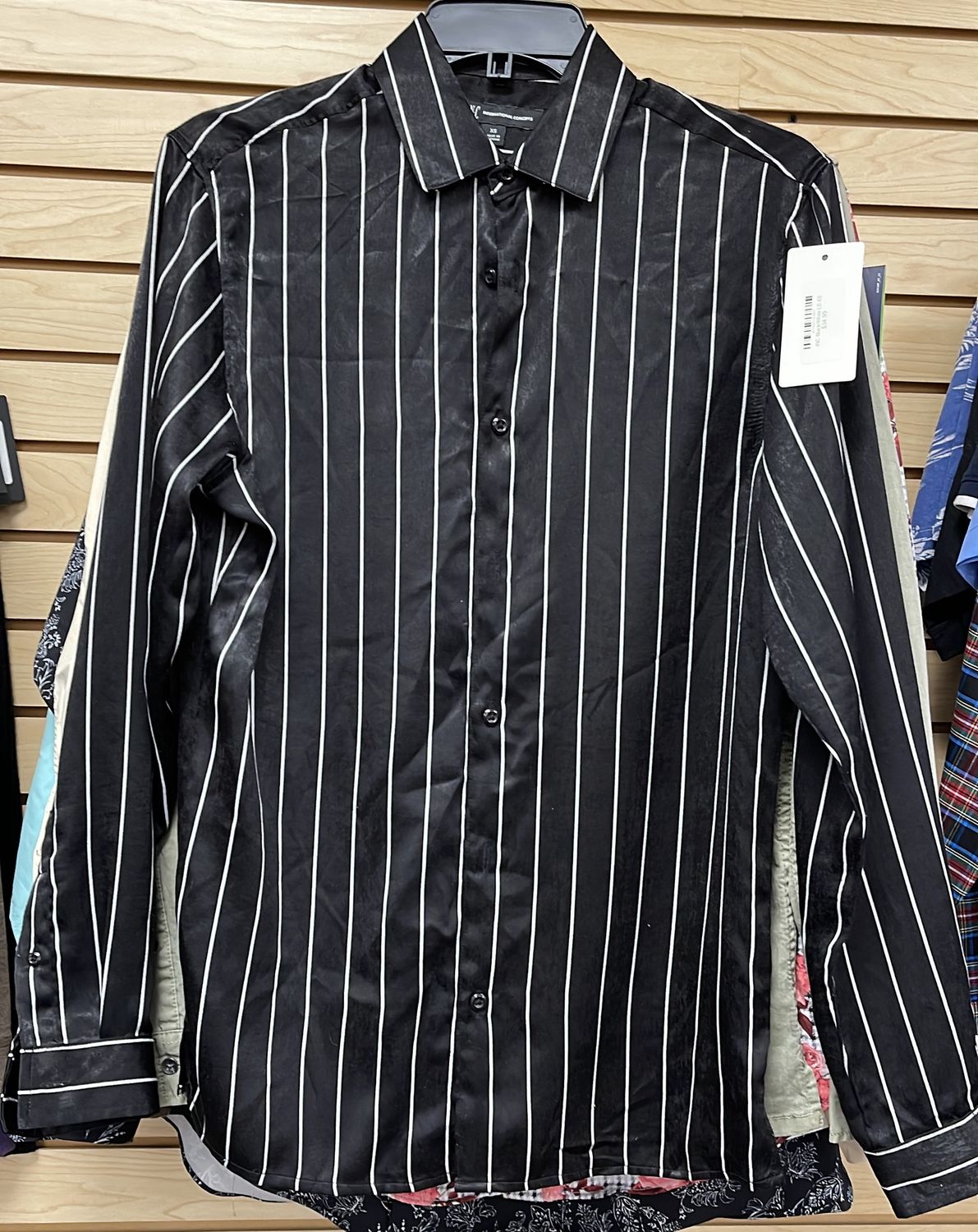 INC Men’s Black/White LS XS