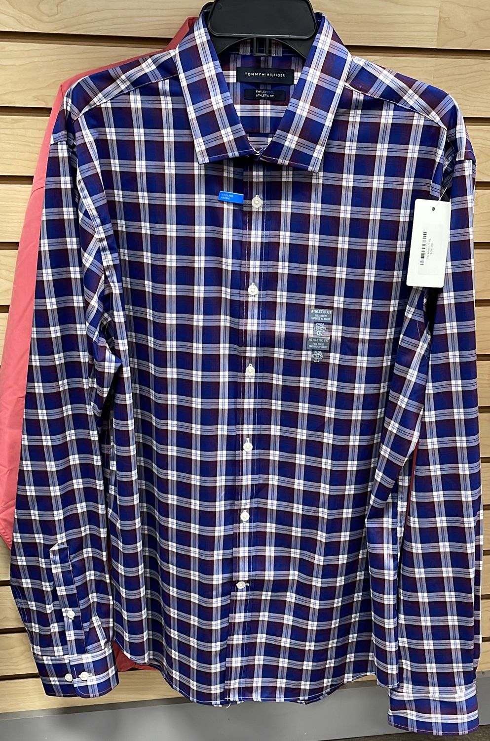 TH MNS PLAID LS XL