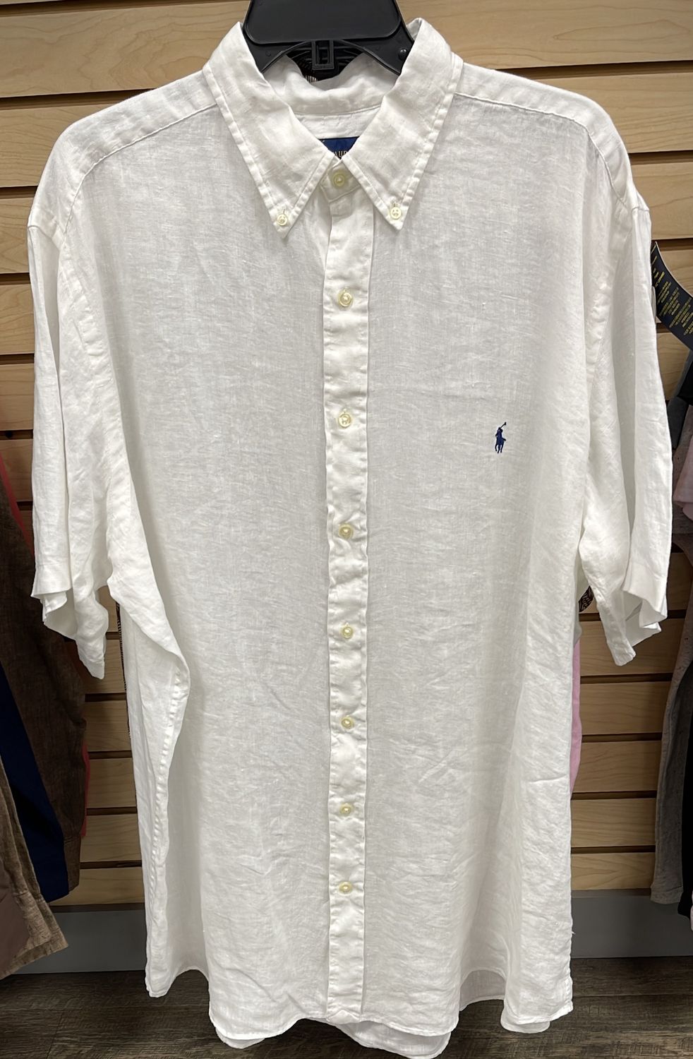 RL MNS WHITE SS SZ XLT