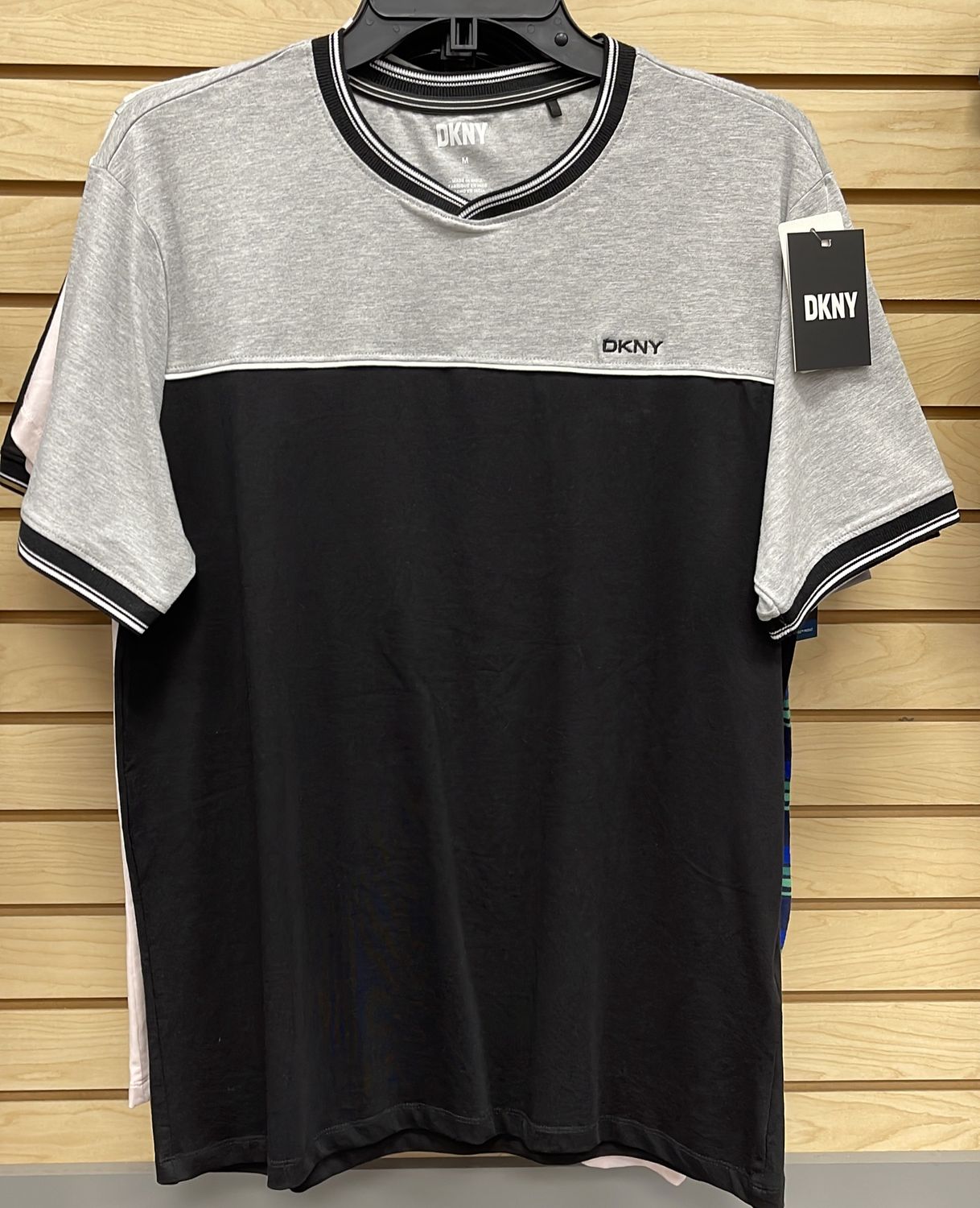 DKNY MNS SS Blk/Grey  SZ MD