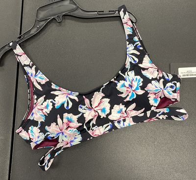 Wmns Floral Swim Top Sz Med