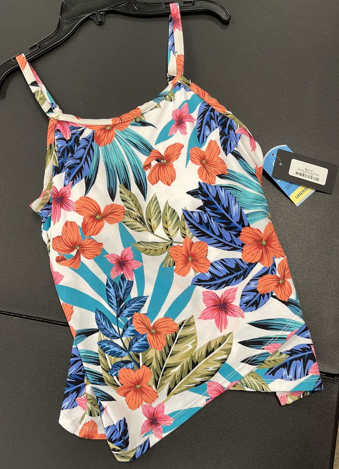 Wmns Sz 8 Floral Tankini