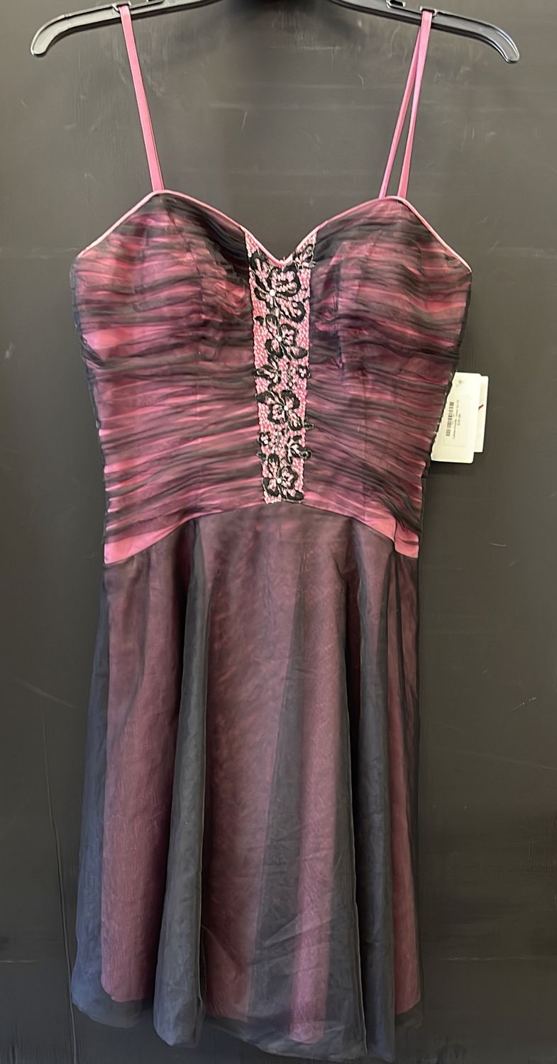 Ladies Pink/BLK Dress Sz 12