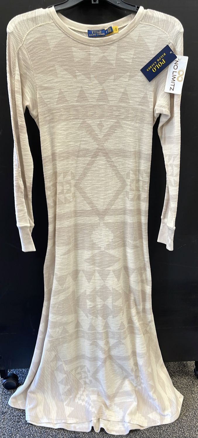 Wms R Lauren Maxi Dress Sz MD