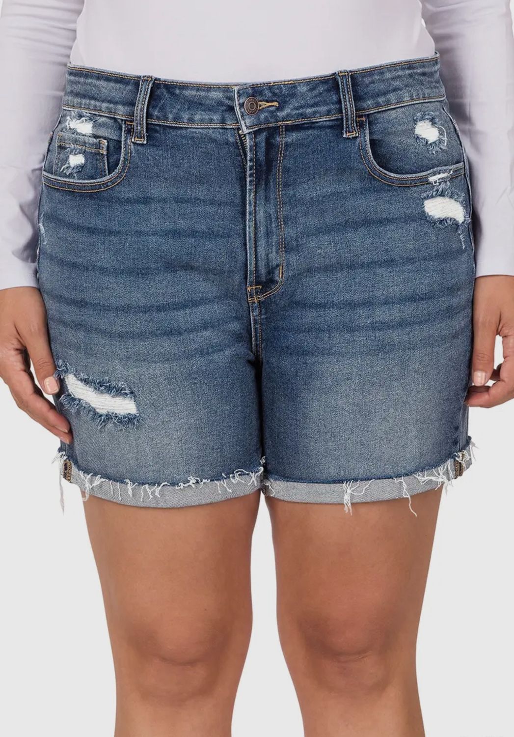 Wms Jean Shorts Sz 3XL
