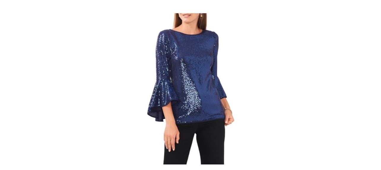 Wms VC Blue Top Sz XL