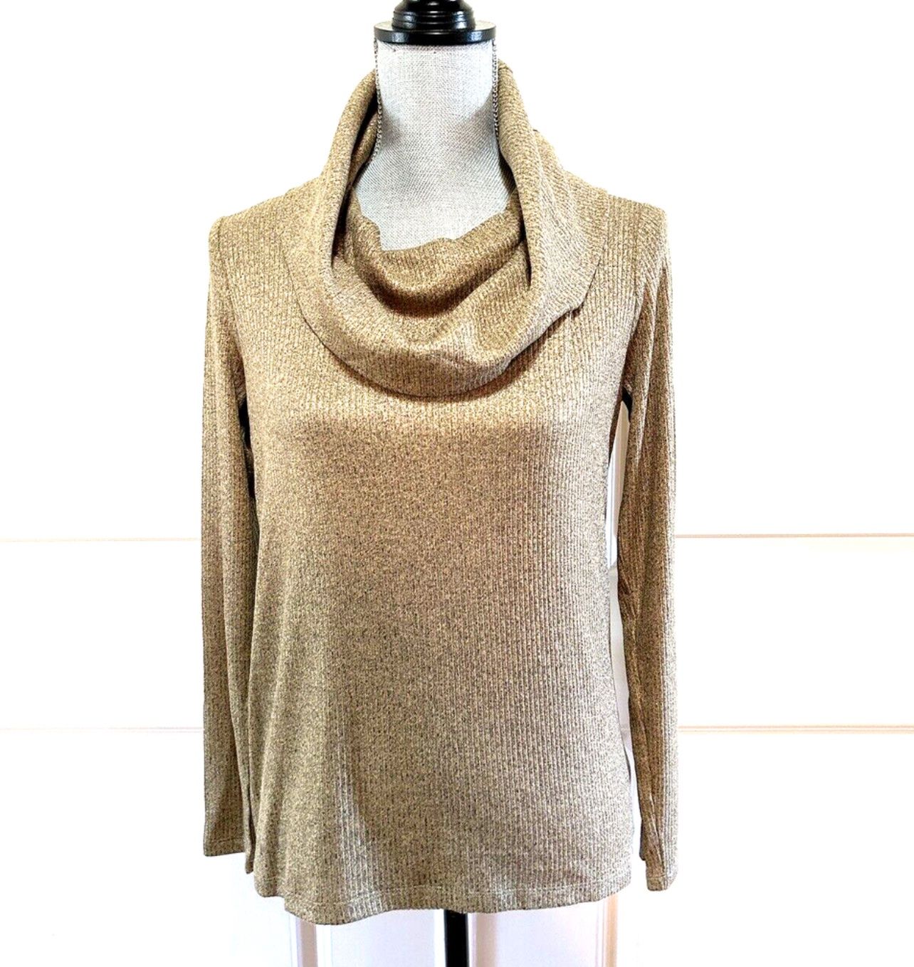 Wms R Lauren LS Top Sz Lg