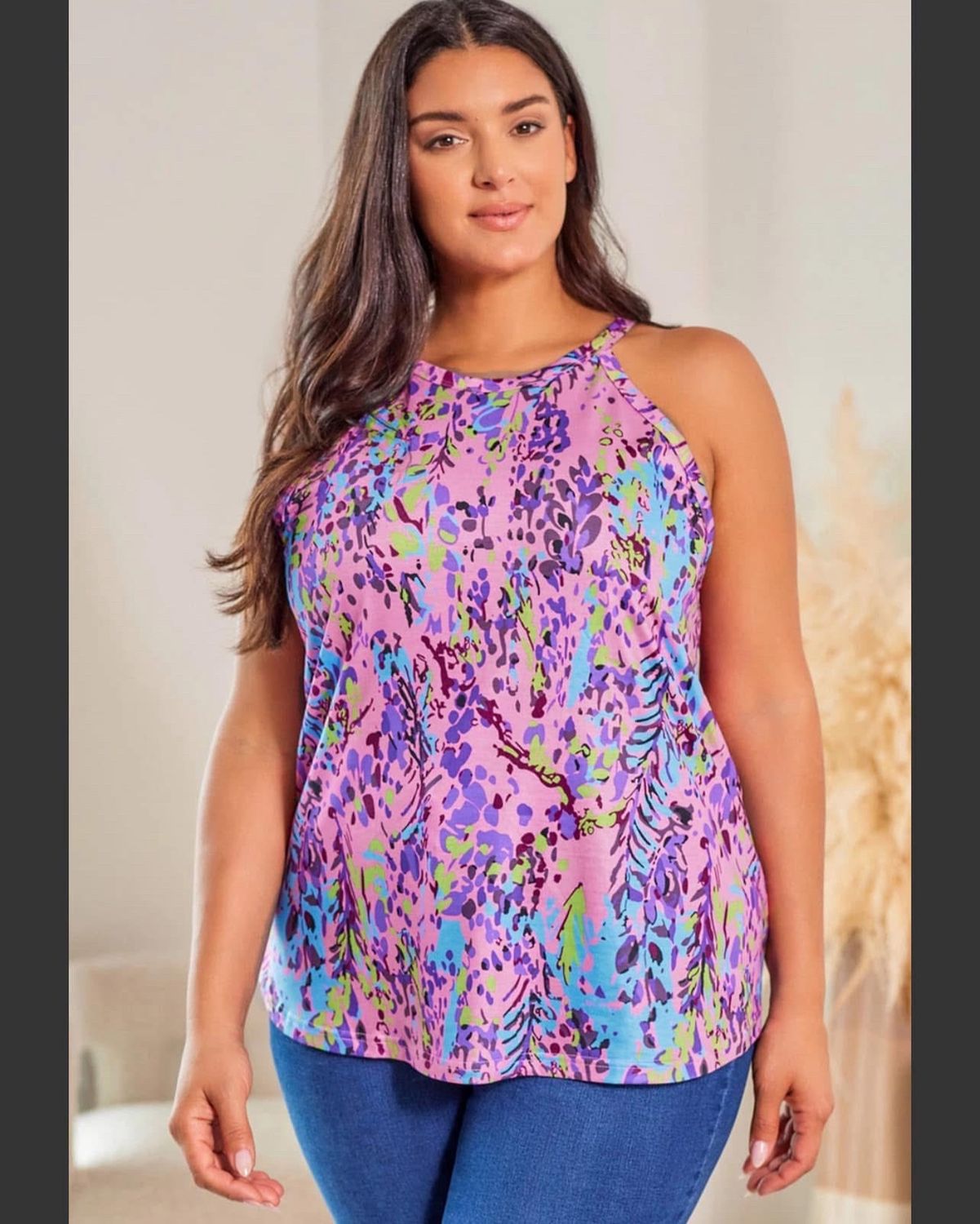 Wmns Multi Color Shirt Sz 1XL