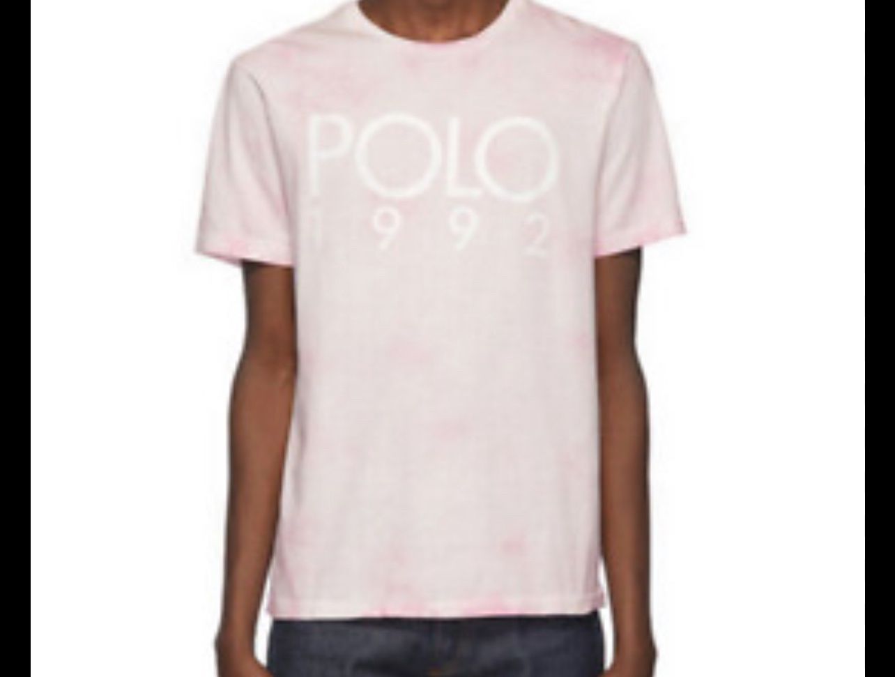 Wms R. Lauren Pink Top Sz LG