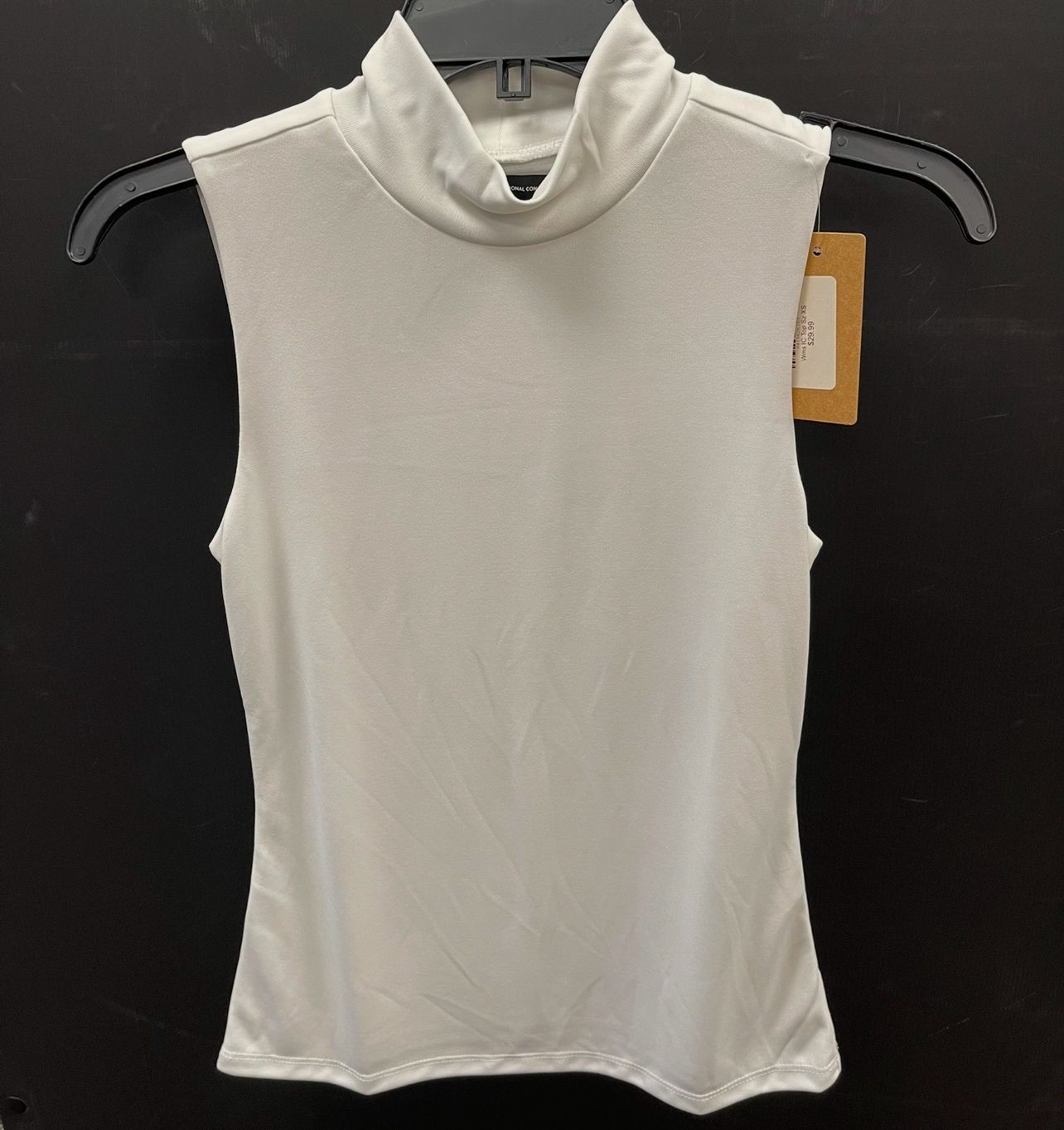Wms White Top Sz XS